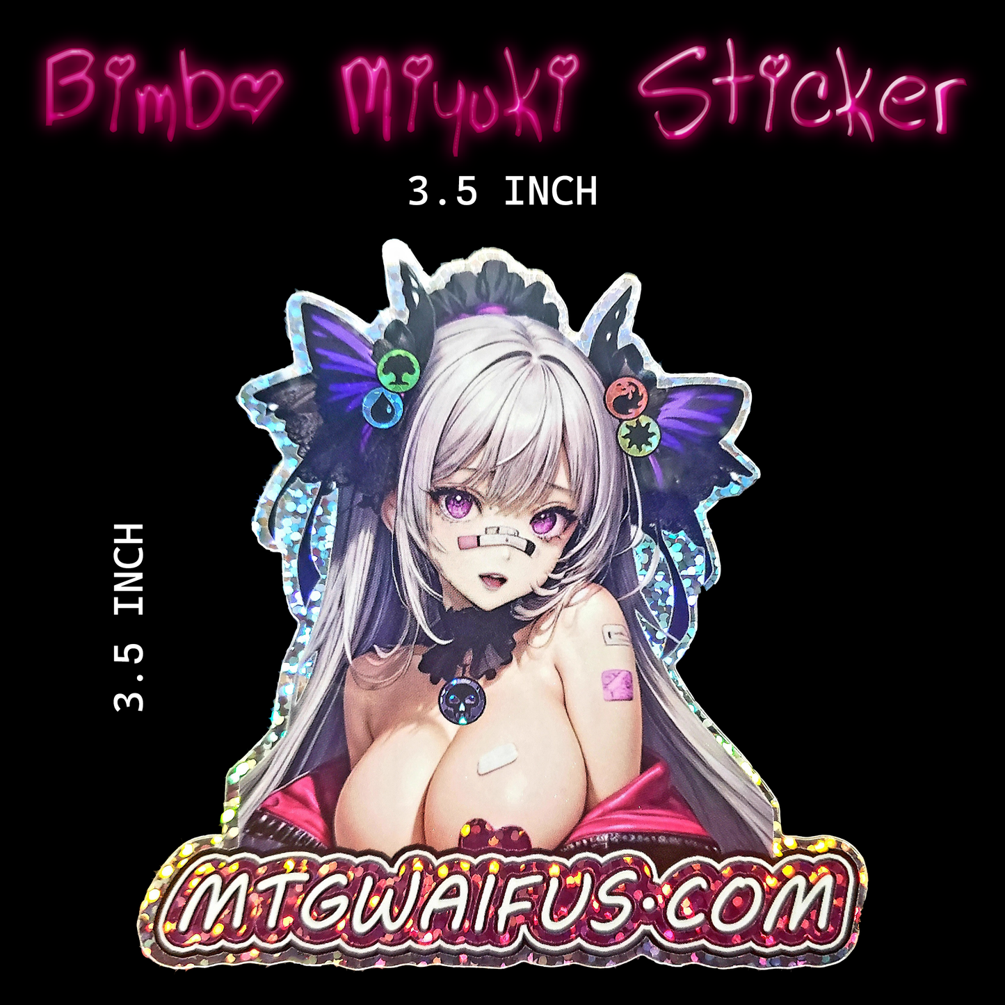 Glitter Bimbo Miyuki Sticker