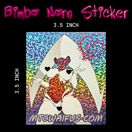 Glitter Bimbo Norn Sticker